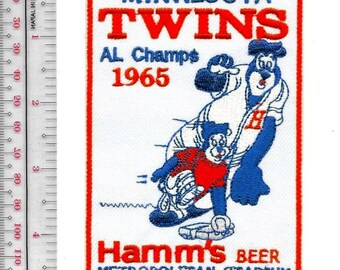 Honkbal Minnesota Twins & Hamm's American League Champs-promotiepatch 1965