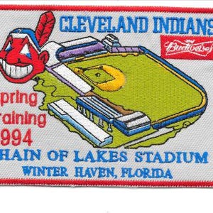Baseball Cleveland Indians  Bud Spring Training 1994 Promo Patch