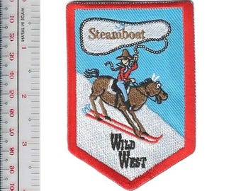 Skiing Colorado Steamboat Springs Ski Resort Wild West Patch Patch
