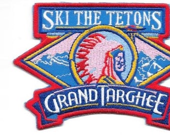 Skiën in Wyoming Ski the Tetons Grand Targhee Resort Alta, WY Patch