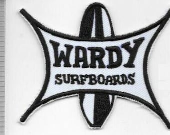 Toppa promozionale Wardy Surfboards Laguna Beach, CA, per surfisti in California