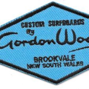 Surfing Australia Gordon Woods Surfbrädor 1959 Brookvale NSW Promo-märke