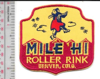 Rolschaatsen Colorado Mile High Roller Rink Denver, Colorado Promo Patch