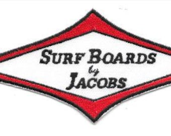 Surfing California Surfboards by Jacobs Encinitas_ CA Promo Patch