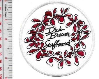 Surf in California Dick Brewer Surfboards Encinitas, CA Patch