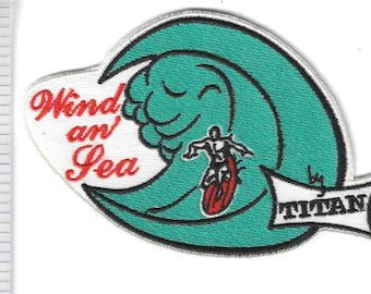 Patch promozionale per tavole da surf Wind And Sea di Surfing California San Diego, CA Pat