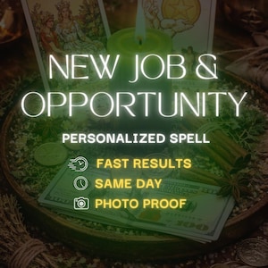 Hechizo para un nuevo trabajo: Manifiesta un empleo alineado, éxito en la entrevista y prosperidad alineada.