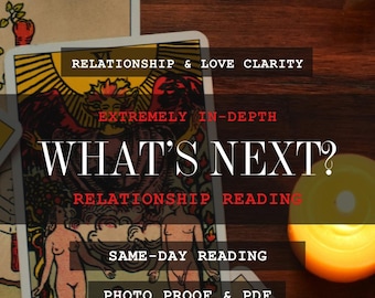 Same Day Love Tarot Reading, Relationship Clarity, What's Next?