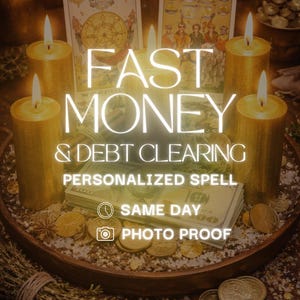 Fast Money Spell - Clear Debt, call in wealth, prosperity and lasting abundance FAST!