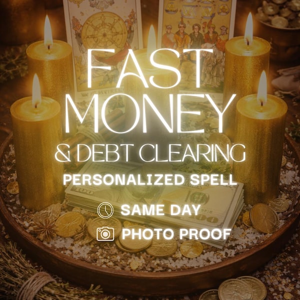 Fast Money Spell - Clear Debt, call in wealth, prosperity and lasting abundance FAST!