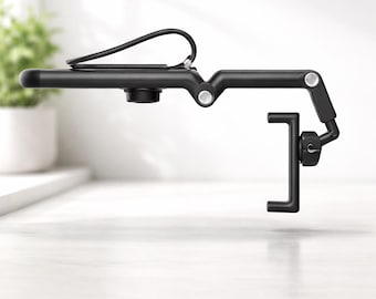Car Sun Visor Phone Mount, 360 Rotating Clip Holder, Hands-Free Driving