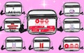 Custom Clear Crossbody Bag, Kpop Transparent Concert Bag, Stadium Approved Clear Purse, Waterproof PVC Shoulder Bag for Music Festival 2026