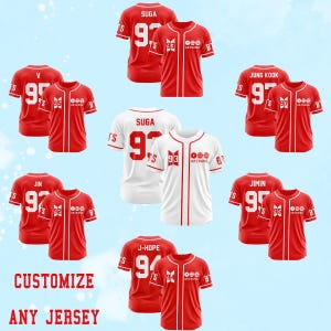 Bts World Tour Baseball Jersey - Etsy Canada