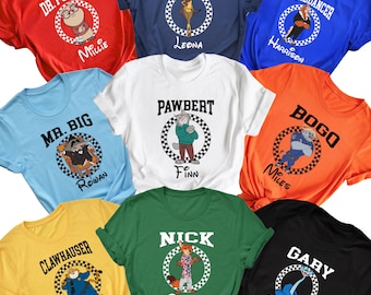 2026 Disney Zootopia 2 Characters Family Shirt, Disneyland Family Trip, Disney Matching Tees, Zootopia 2  Nick Wilde Judy Hopps 2026 Shirts