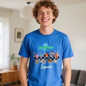 Disneyland Zootopia Shirts, Custom Disney Zootopia 2 Family Trip Shirt, Disney Trip Shirt, Disney Matching Tee, Disneyland Family Trip Shirt image 2