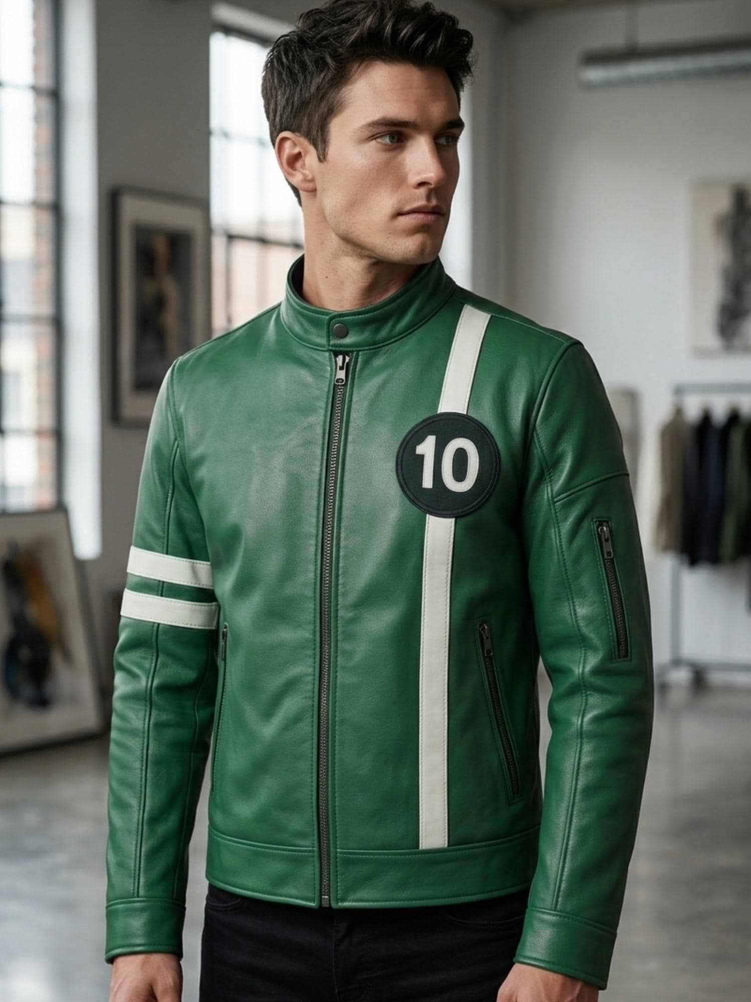 Albedo Leather Jacket - Etsy