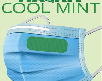 Mint Mask Freshener - Essential Oil Infused (Pack of 8)