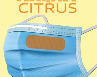 Citrus Mask Freshener - Essential Oil Infused (Pack of 8)