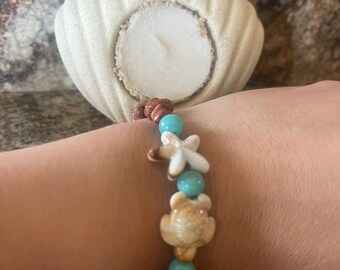 Natural Chip Stone Gold Sandstone Bracelet