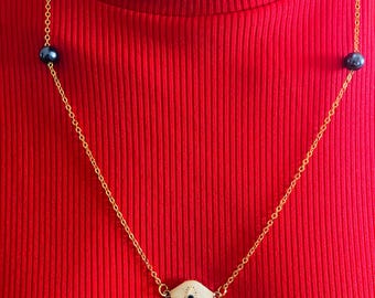Gold Evil Eye Necklace