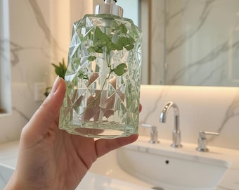 Handmade Natural Resin Liquid Soap Dispenser – Unique Coastal Home Decor