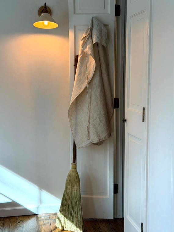Antique French Linen Apron