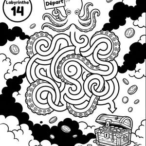 Childrens Maze Activity Publication - Problem Solving Puzzle Collection DIY Instructions - Educational Game Journal
