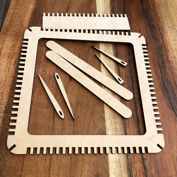 Square Loom for SVG file for Laser Cutter