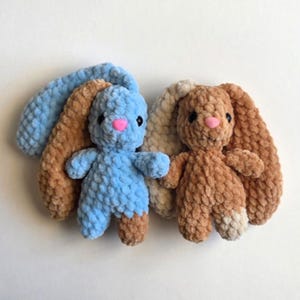 Schema all'uncinetto per coniglietto/senza cuciture • Amigurumi facile in PDF/download digitale/Willow di Askedal immagine 5