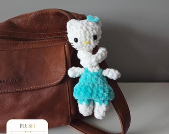 Gatto dal collo lungo / Senza cuciture • Facile Intermedio • Amigurumi PDF / Download digitale