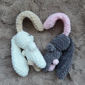 Schema all'uncinetto per coniglietto/senza cuciture • Amigurumi facile in PDF/download digitale/Willow di Askedal immagine 7