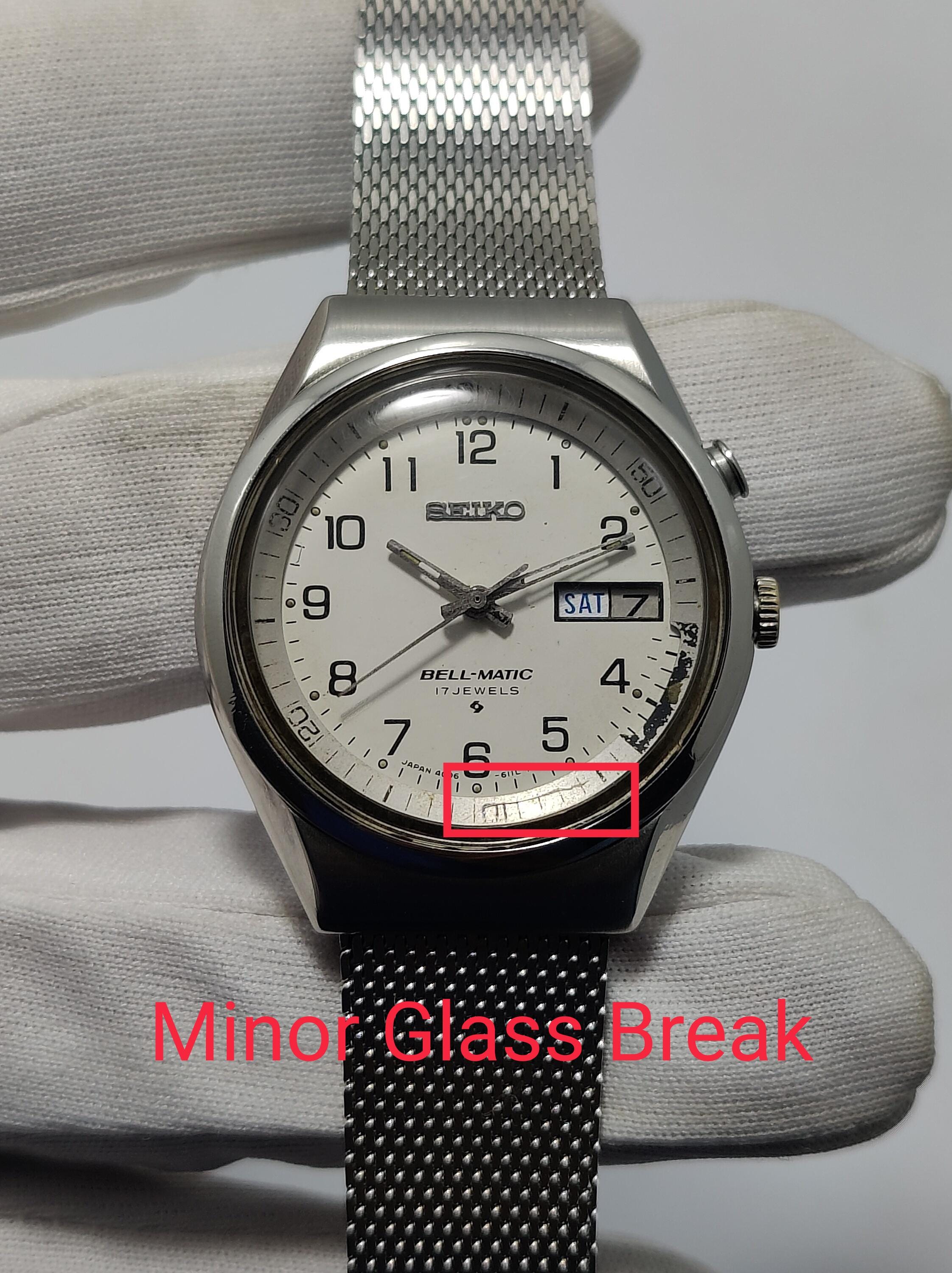 Seiko Bell-matic Automatic 4006-6070 ''white Military Dial