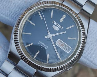 ヴィンテージ セイコー5 アクタス SS：1970年代 ブルーダイヤル