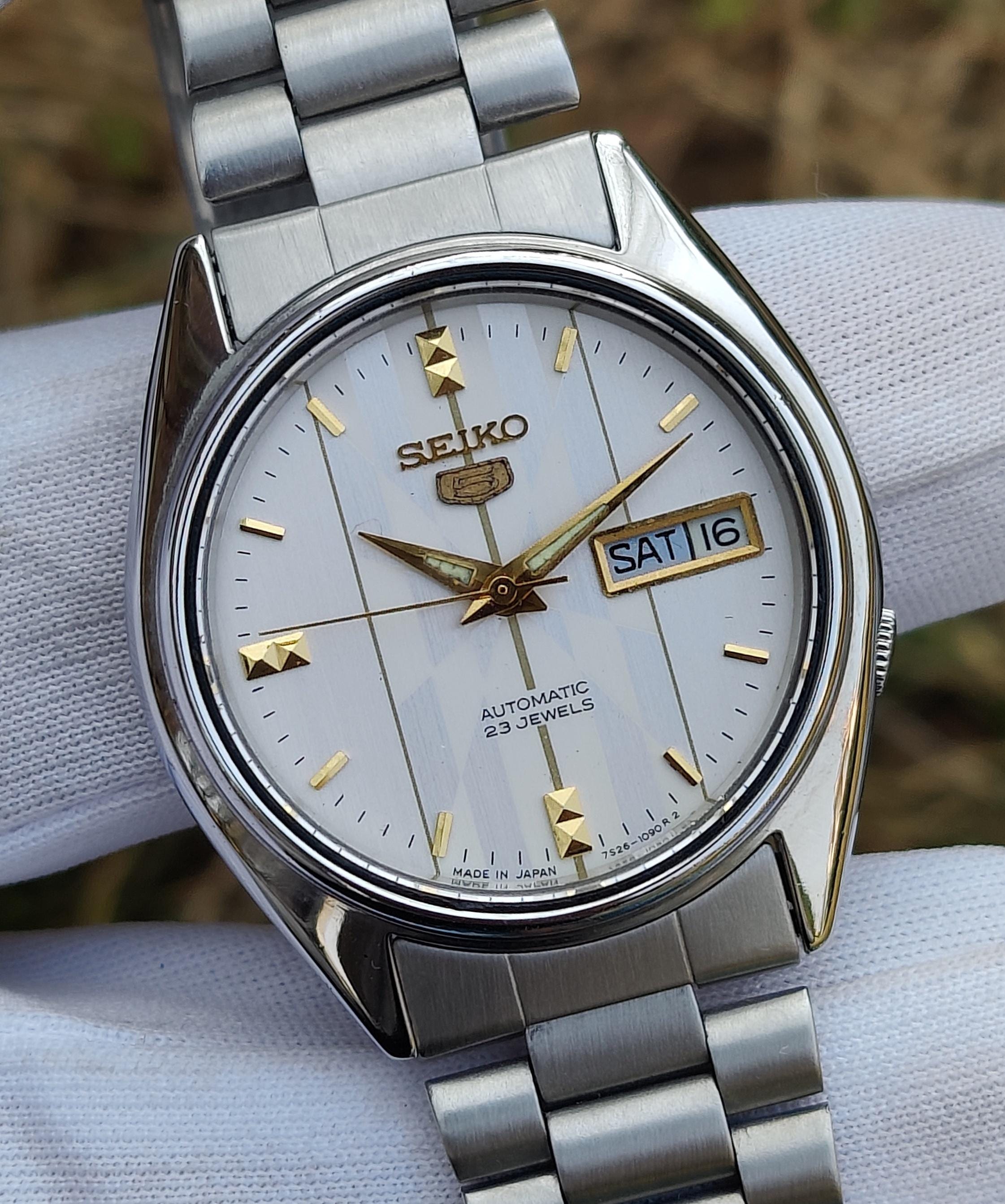 SEIKO5 腕時計 自動巻  シルバー 7S26-3040 Seiko 7s26-3040 from 2008 (Serviced) – Paleh