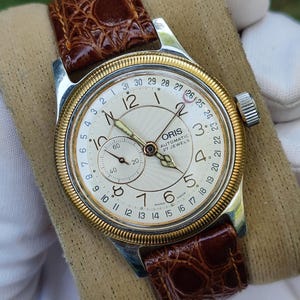 Reloj Oris Big Crown Pointer Date Small Second 7463B Vintage para hombre, 36 mm