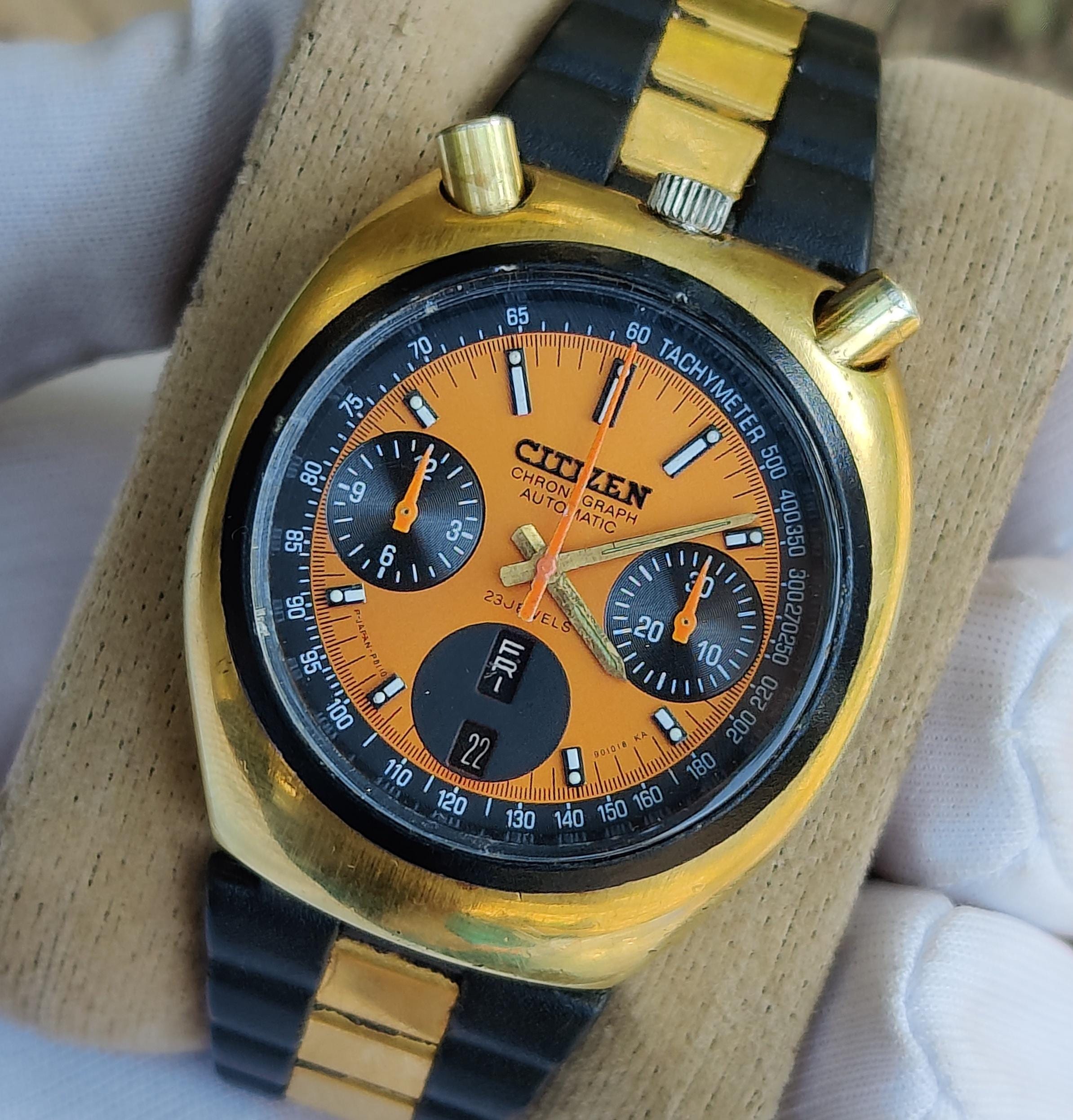 Citizen bullhead chronograph - Etsy 日本