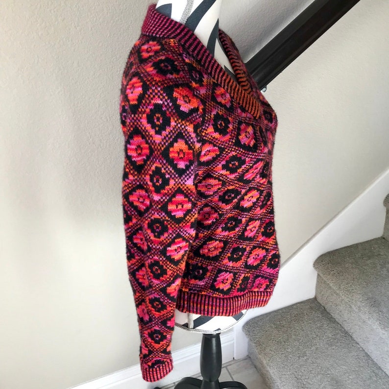 psychedelic checkered shirt