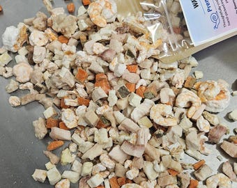 Golosinas de mariscos para ratas, 100 % naturales, 2 oz