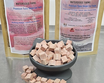 Cat Treats Tuna Steak (Poke) 2 oz 100% Natural