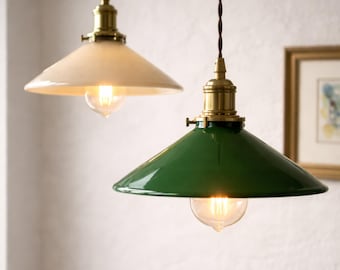 Glass Pendant Light, Polished Copper, Nordic Kitchen Island Lamp