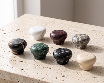 Natural Stone Cabinet Knobs, Marble Drawer Knobs, Modern Kitchen Cabinet Knobs, Dresser Knobs, Bathroom Vanity Pulls, Furniture Hardware