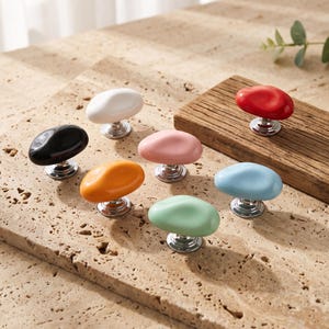 Poignée de meuble en forme de pierre, poignée de tiroir moderne, quincaillerie unique, boutons de meuble, poignées de commode, quincaillerie pour meubles, décoration intérieure, amélioration