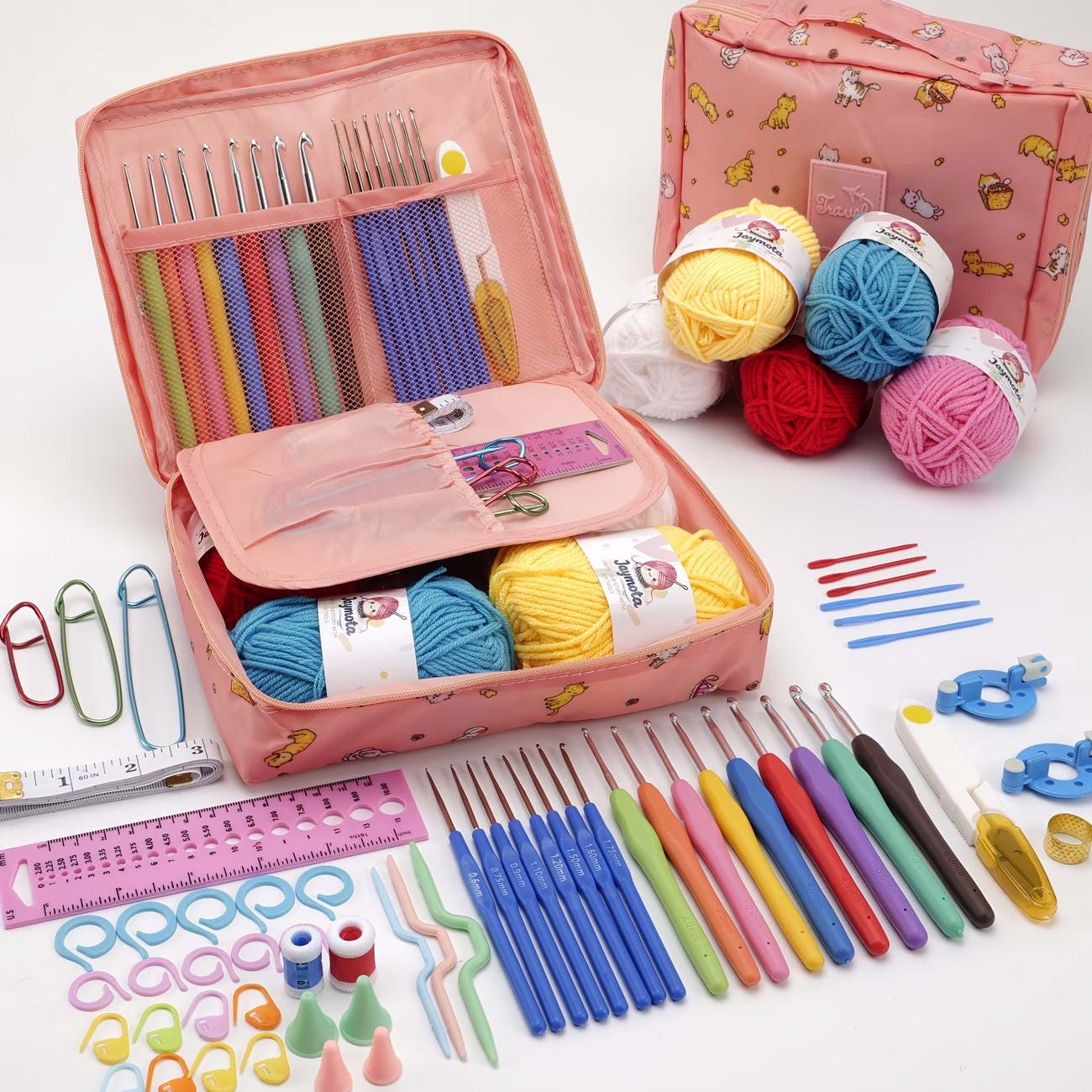 40 DIY Yarn Crafts For Kids 2 DIY Crochet Kit for Beginners, Complete Crochet Starter Kit,…