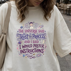 Celestial Moon PNG | Trust the Process PNG | Astrology Clipart | Mystical Moon Art | Snarky Mental Health Clipart | Aesthetic PNG | Digital