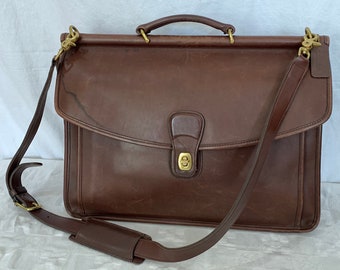 vintage coach briefcase satchel
