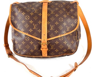 90年代 ルイ・ヴィトン ソミュール35 本物 ヴィンテージ モノグラム