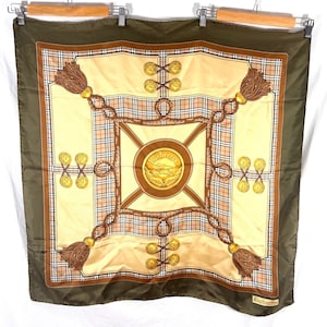 BURBERRYS Multicolor Pure Silk With Burberry Logo Women&#39;s Scarf Made in Italy