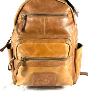 Rawlings leather backpack hotsell