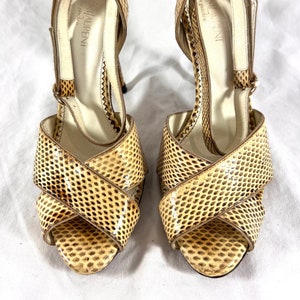 Yves saint laurent snake heels cheap