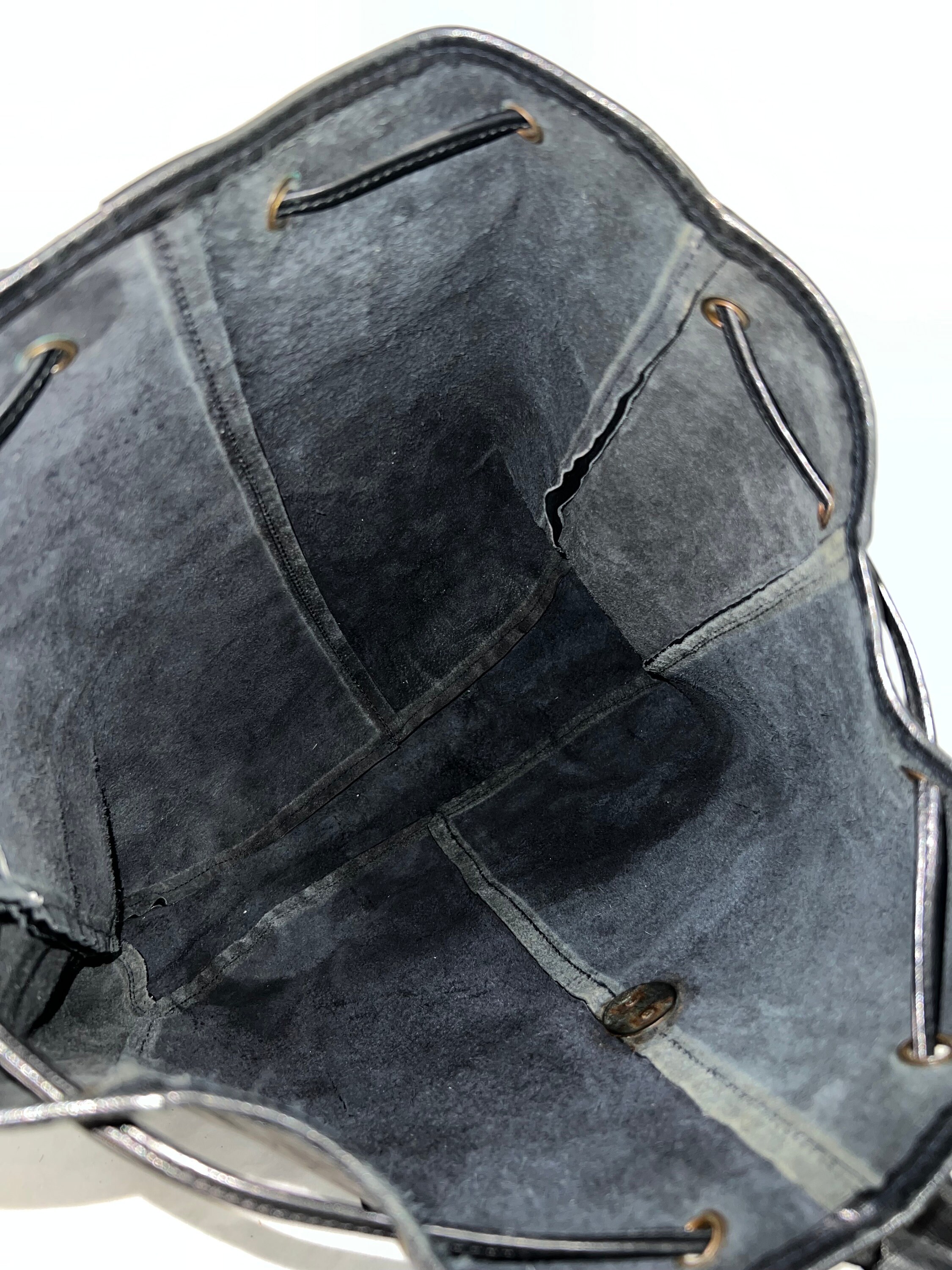 G. H. BASS & Co. Vintage Authentic Black Leather Rugged Rucksack Backpack Bag Blazer No. 278 | Vintage Black Leather Backpack | Ghurka main image 4